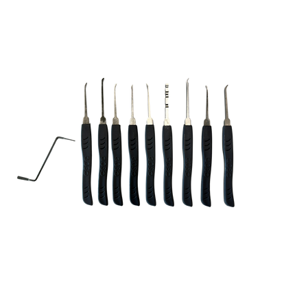 Goso set di grimaldelli da 10 pezzi – set completo per principianti