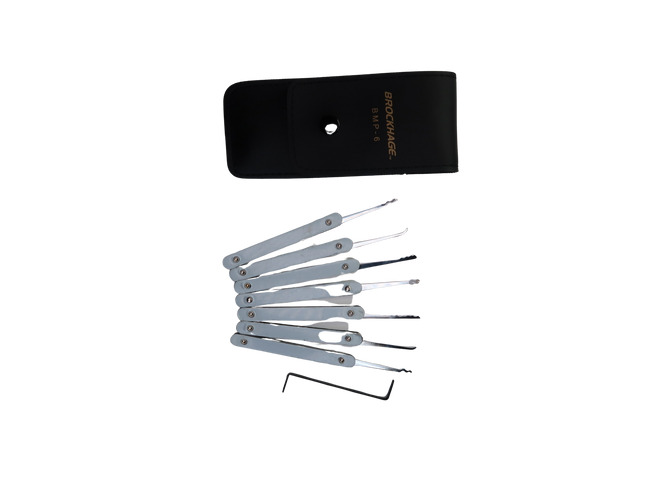 Set di grimaldelli Brockhage (8 pezzi) per principianti