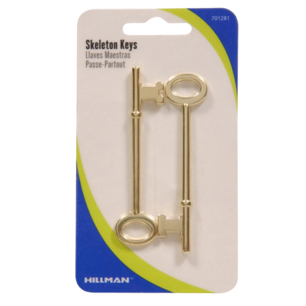 Set di grimaldelli per serrature antiche – Skeleton keys