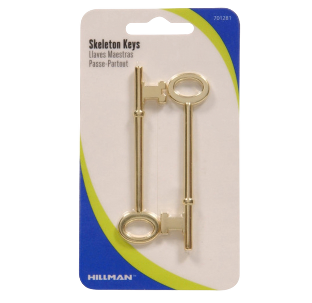 Set di grimaldelli per serrature antiche – Skeleton keys