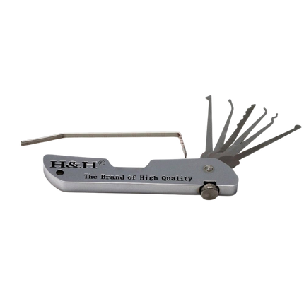 Set di grimaldelli stile coltellino – formato EDC tascabile compatto