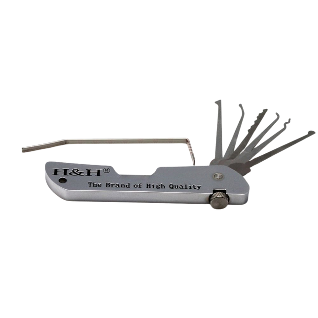 Set di grimaldelli stile coltellino – formato EDC tascabile compatto