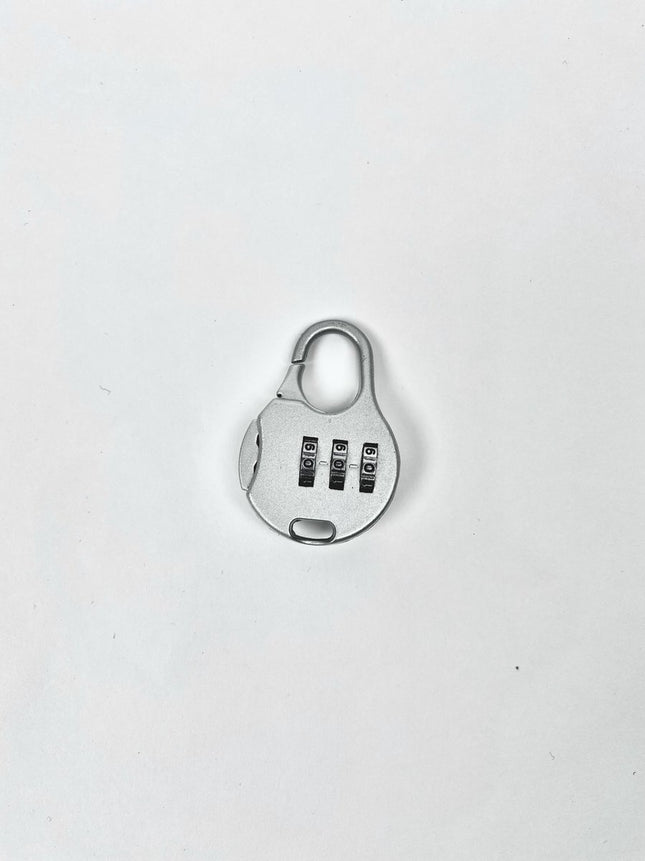 Piccolo lucchetto a combinazione numerica per valigie e cassette