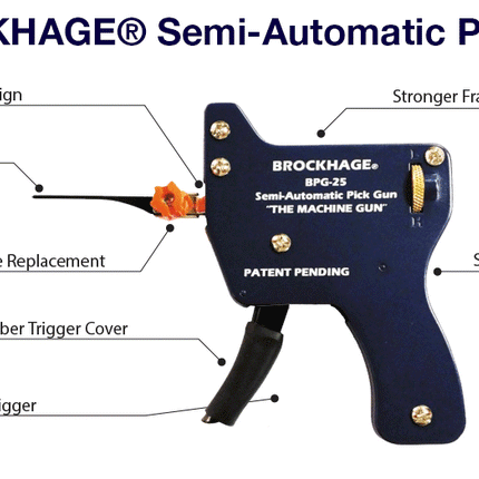 Brockhage BPG-25 Lockpick Gun semi-automatica