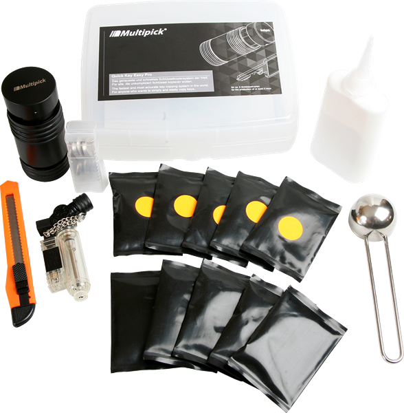 Duplica le chiavi sul posto con questo set!