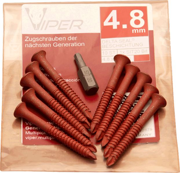 Viti di trazione V-PRO 4,8 mm (10 pezzi) – Multipick